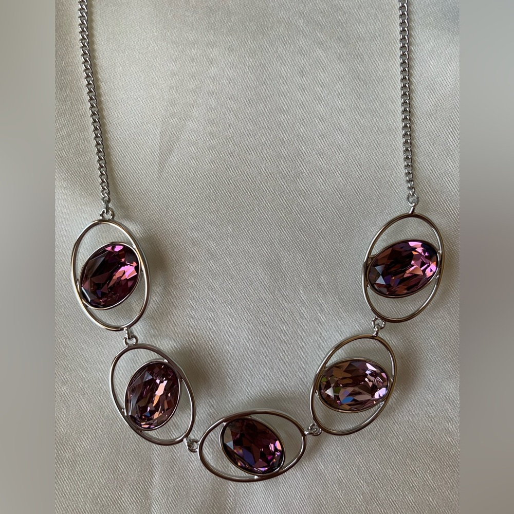 Swarovski Crystal, In Rotation Necklace - Picture 2 of 9